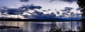 Montana Lake Sunset