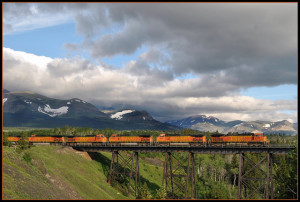 Two Medicine Trestle Montana Rail