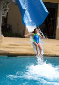 water slide